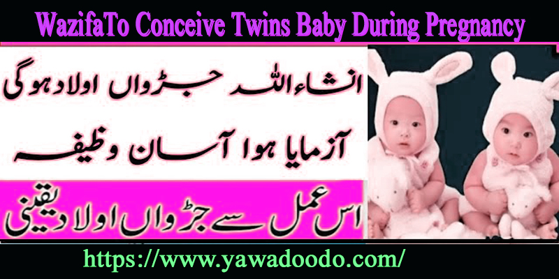 WazifaTo Conceive Twins Baby During Pregnancy